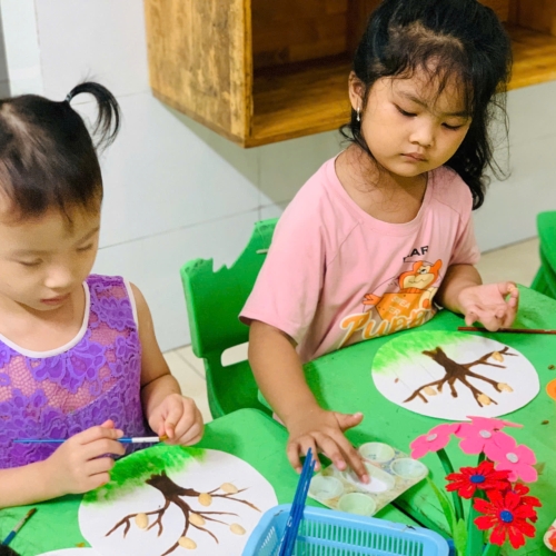 Học vẽ lớp lá