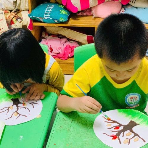 Học vẽ lớp lá