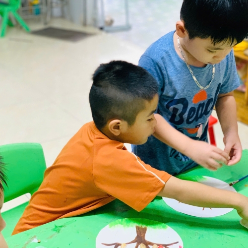 Học vẽ lớp lá