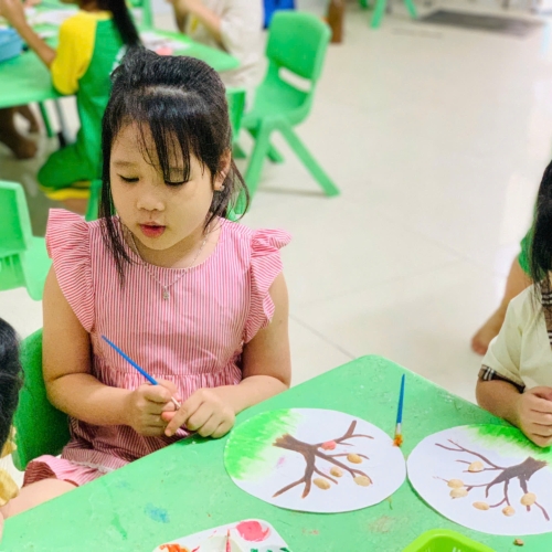 Học vẽ lớp lá