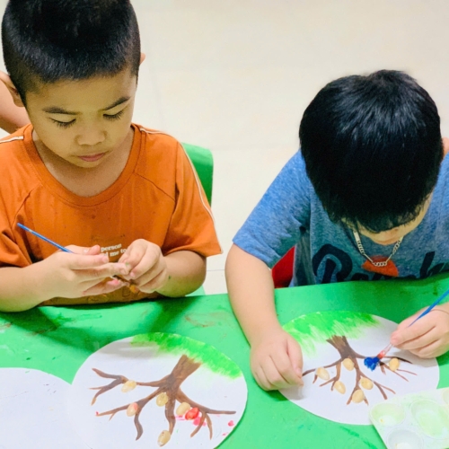 Học vẽ lớp lá