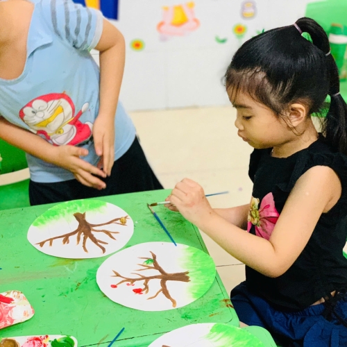 Học vẽ lớp lá