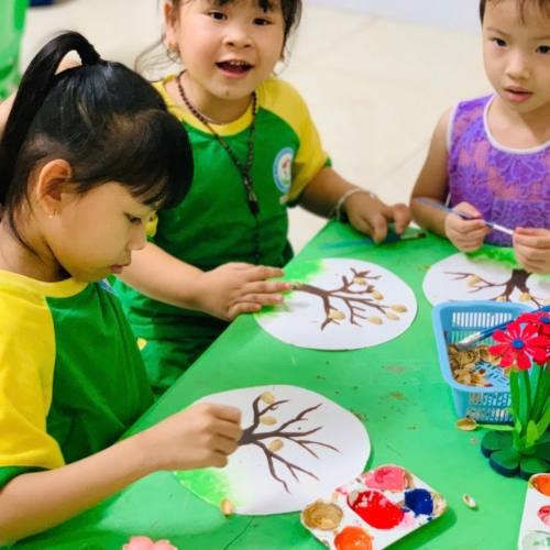 Học vẽ lớp lá