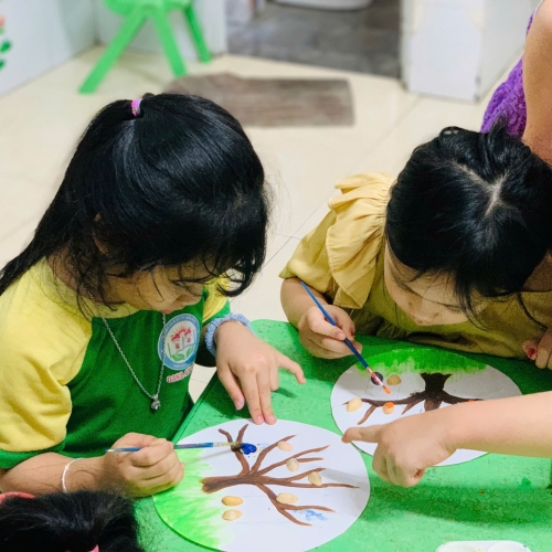 Học vẽ lớp lá