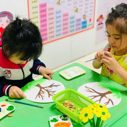 Học vẽ lớp lá