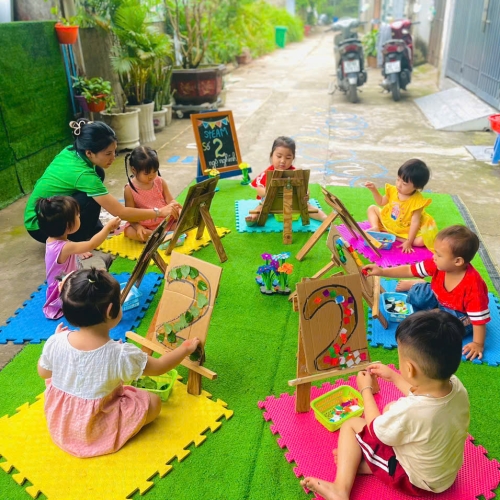 Trang trí số 2 lớp mầm cs1