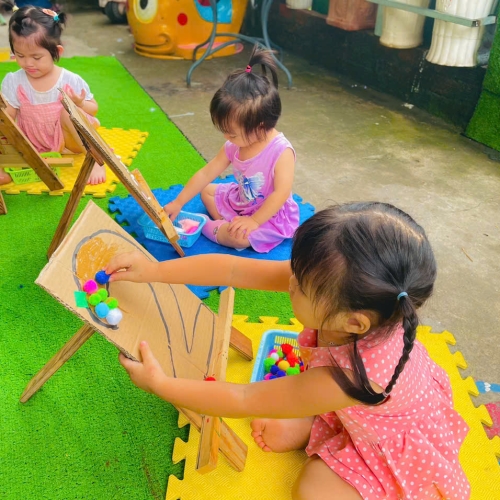 Trang trí số 2 lớp mầm cs1