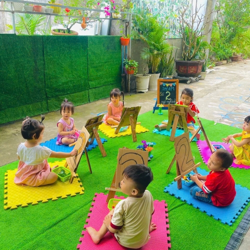 Trang trí số 2 lớp mầm cs1