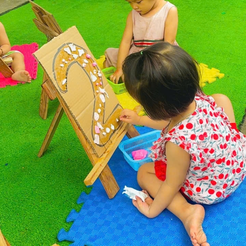 Trang trí số 2 lớp mầm cs1