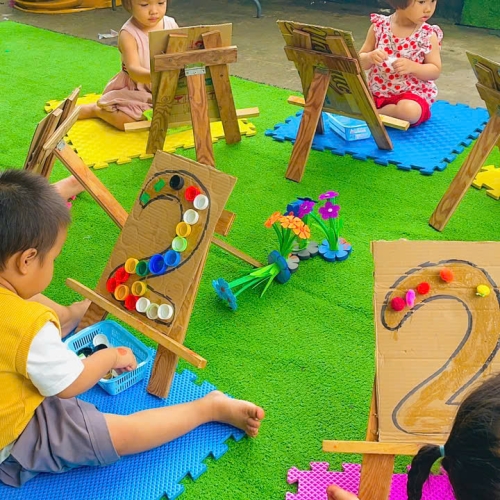 Trang trí số 2 lớp mầm cs1